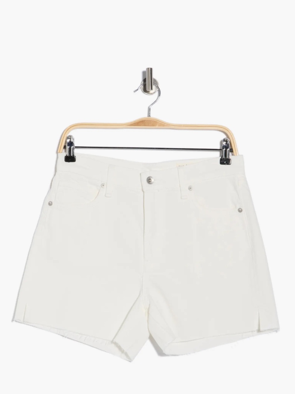 NWT rag & bone white Retro Cutoff Denim Shorts in size 29